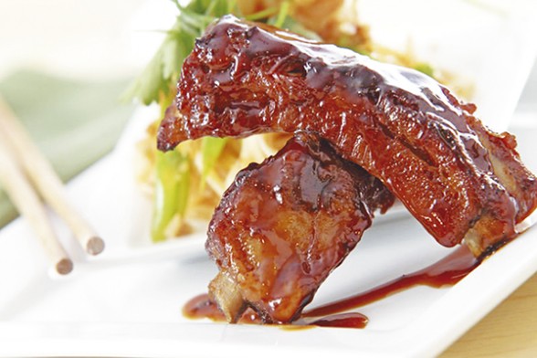 Costilla de cerdo bbq 
